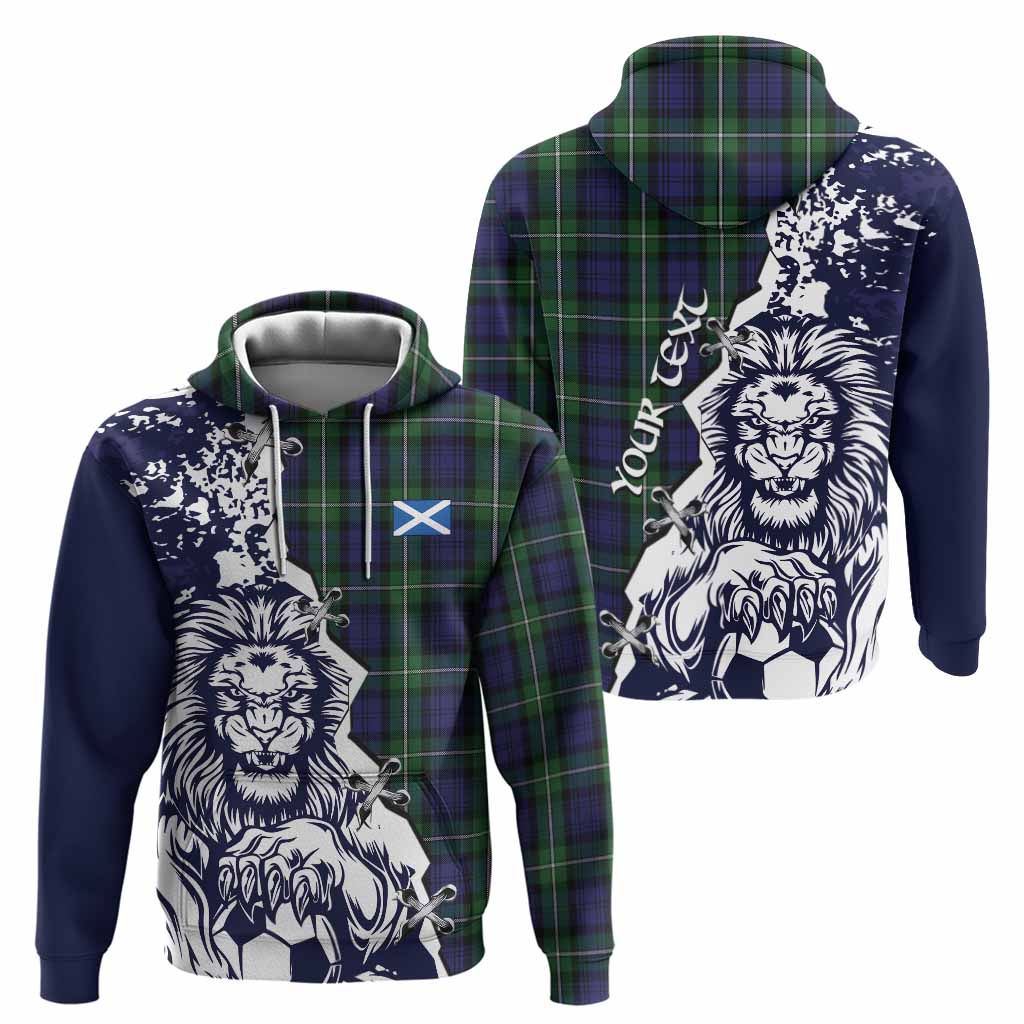 Forbes Tartan Scottish Hoodie Angry Lion With Soccer Ball Style