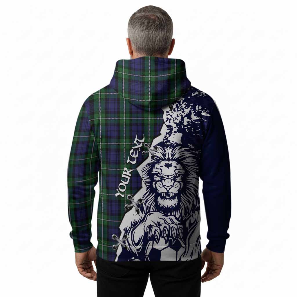 Forbes Tartan Scottish Hoodie Angry Lion With Soccer Ball Style
