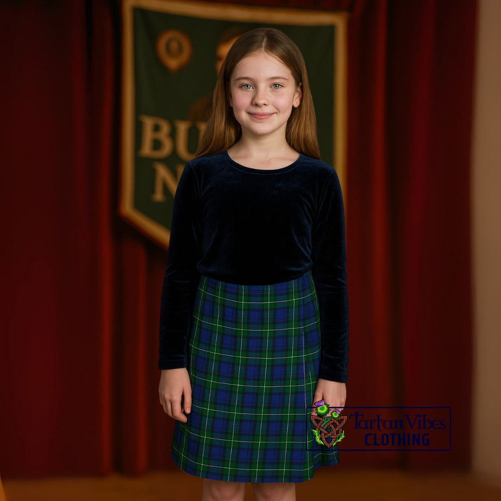 Forbes Tartan Skirt with Velvet Top
