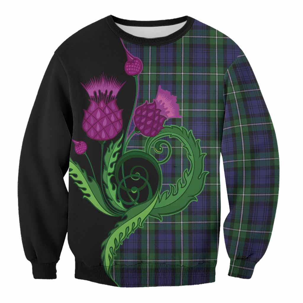 Forbes Tartan Sweatshirt Traditional Scottish Thistle