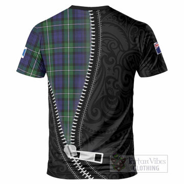 Forbes Tartan T-Shirt New Zealand Pattern Unique Zipper Stylized