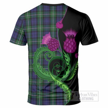 Forbes Tartan T-Shirt Traditional Scottish Thistle