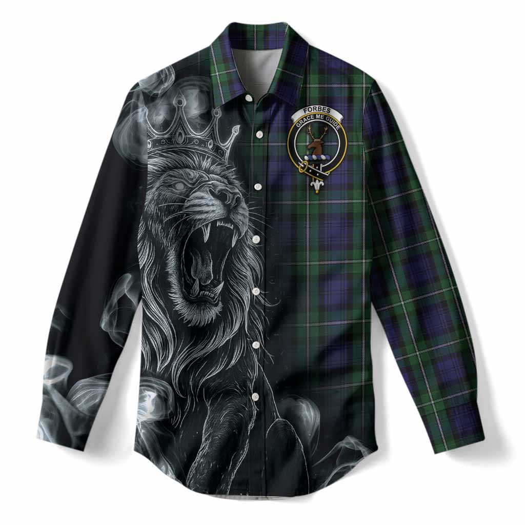 Forbes Tartan Women Casual Shirt Roaring Lion Heritage