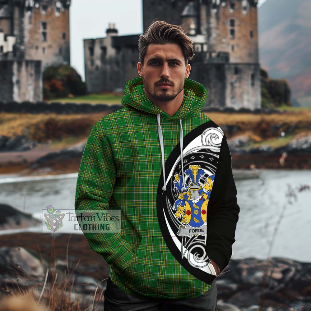 Tartan Vibes Clothing Forde Irish Clan Cotton Hoodie Celtic Circle Style