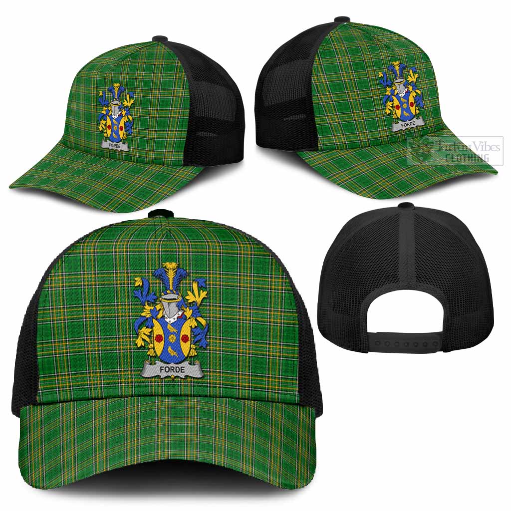 Forde Irish Coat of Arms Tartan Mesh Trucker Cap