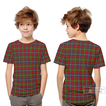 Forrester (Foster) Tartan Kid T-Shirt Youth XL Size14 - Tartanvibesclothing Shop