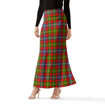 Forrester Modern Tartan Womens Full Length Skirt