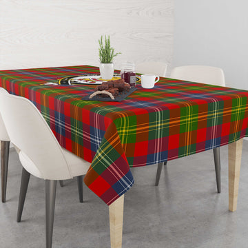Forrester Modern Tatan Tablecloth with Family Crest