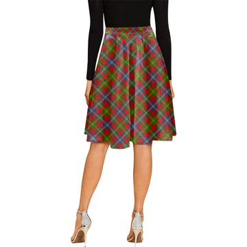 Forrester Modern Tartan Melete Pleated Midi Skirt