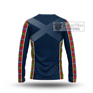 Forrester (Foster) Tartan Long Sleeve T-Shirt with Family Crest and Lion Rampant Vibes Sport Style - Tartan Vibes Clothing