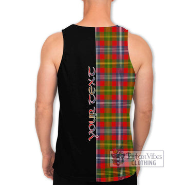 Forrester (Foster) Tartan Men's Tank Top with Family Crest and Half Of Me Style - Tartanvibesclothing Shop