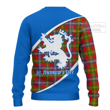 Tartan Vibes Clothing Forrester (Foster) Family Crest Tartan Knitted Sweater Celebrate Saint Andrew's Day in Style