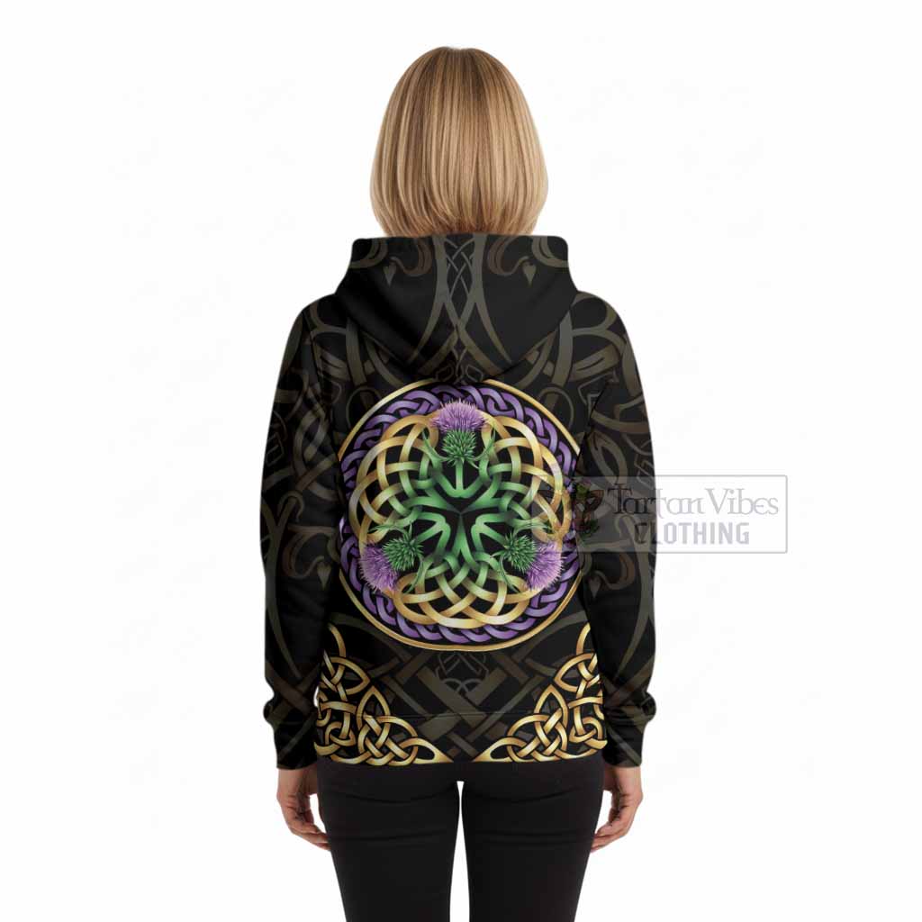Forrester (Foster) Clan Crest Hoodie Celtic Scottish Thistle