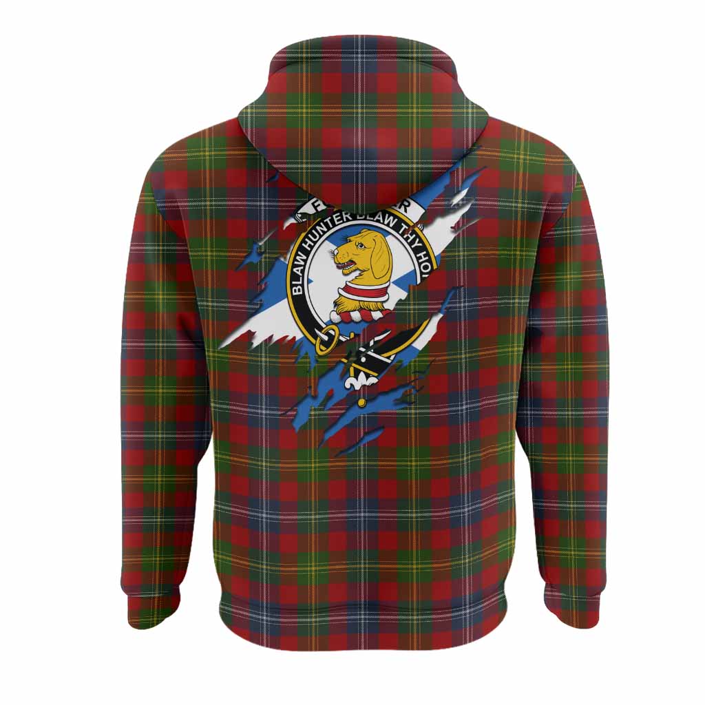 Forrester (Foster) Clan Crest In Me Tartan Hoodie Scotland Flag Style