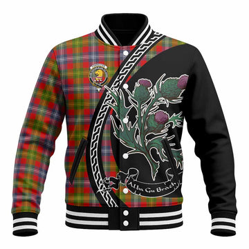 Forrester (Foster) Family Crest Tartan Baseball Jacket Alba Thistle Inspired