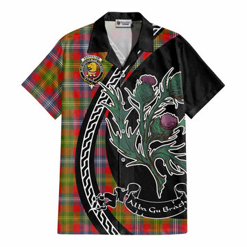 Forrester (Foster) Family Crest Tartan Cotton Hawaiian Shirt Alba Thistle Inspired - Tartan Vibes Clothing