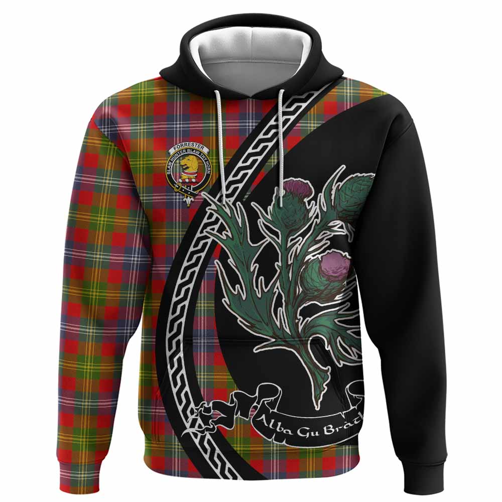 Forrester (Foster) Family Crest Tartan Hoodie Alba Thistle Inspired - Tartan Vibes Clothing