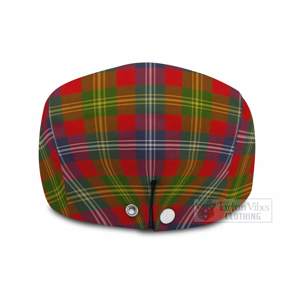Forrester (Foster) Family Crest Tartan Jeff Cap, Tartan Flat Cap