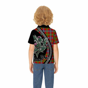 Forrester (Foster) Family Crest Tartan Kid Polo Shirt Alba Thistle Inspired - Tartan Vibes Clothing