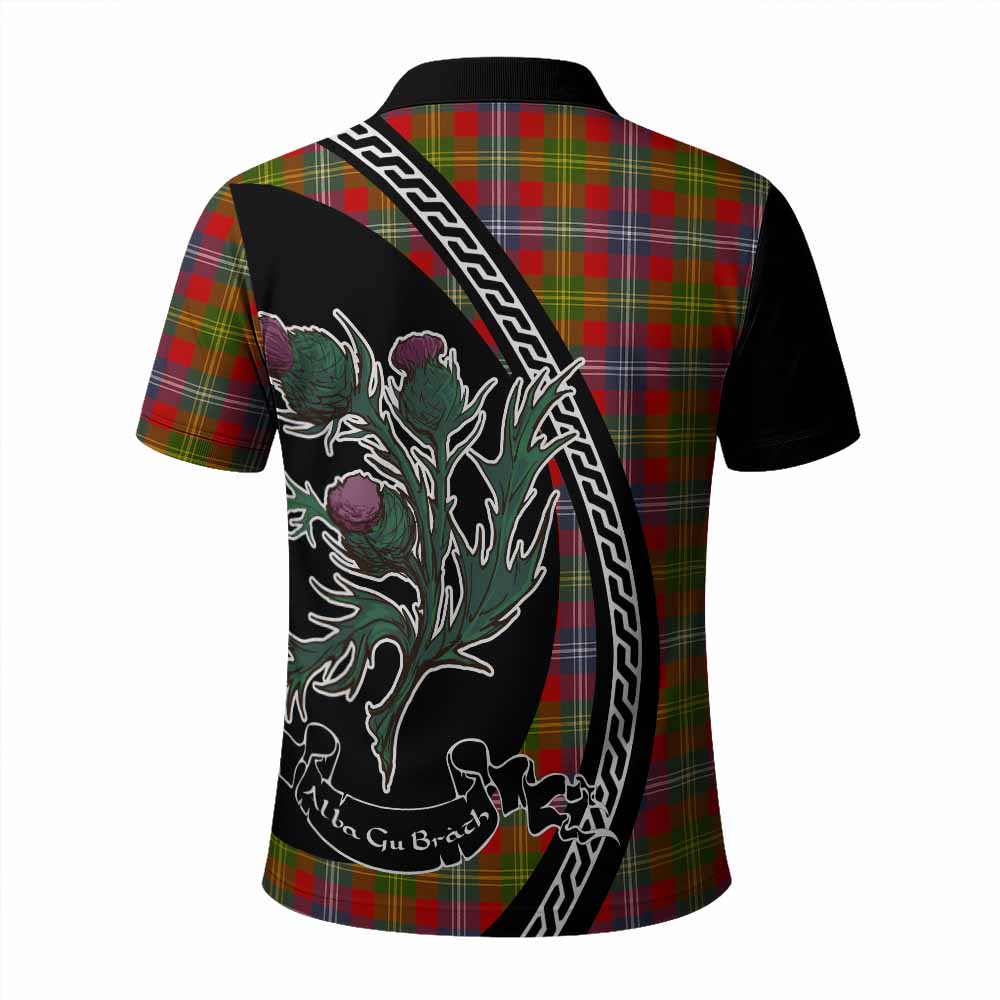 Forrester (Foster) Family Crest Tartan Polo Shirt Alba Thistle Inspired - Tartan Vibes Clothing