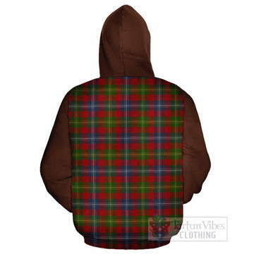 Forrester (Foster) Tartan Accent Cotton Hoodie with Family Crest