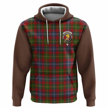 Forrester (Foster) Tartan Accent Hoodie with Family Crest