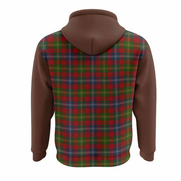 Forrester (Foster) Tartan Accent Hoodie with Family Crest