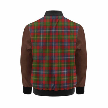 Forrester (Foster) Tartan Accent Kid Bomber Jacket with Family Crest