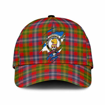Forrester (Foster) Tartan Classic Cap with Family Crest In Me Style