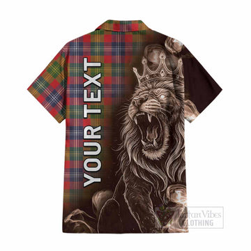 Forrester (Foster) Tartan Cotton Hawaiian Shirt Roaring Lion Heritage