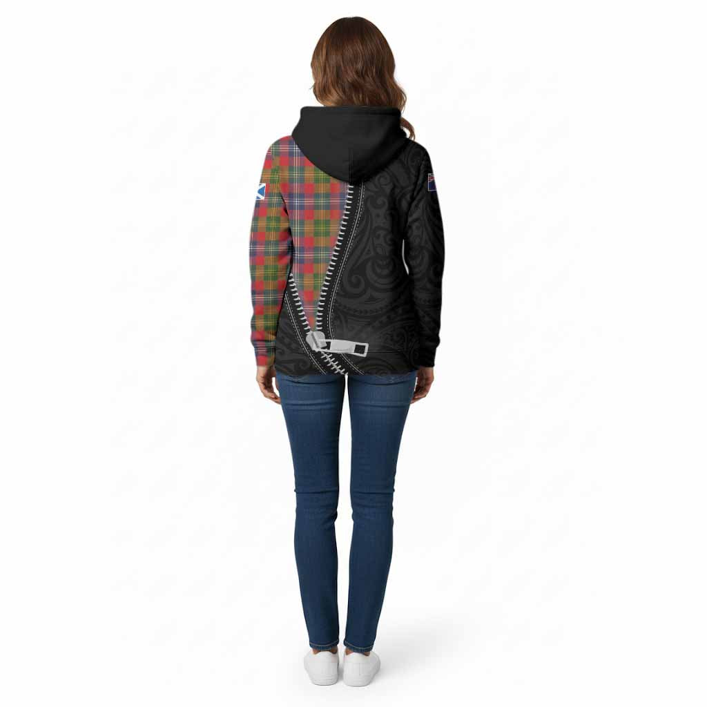 Forrester (Foster) Tartan Cotton Hoodie New Zealand Pattern Unique Zipper Stylized