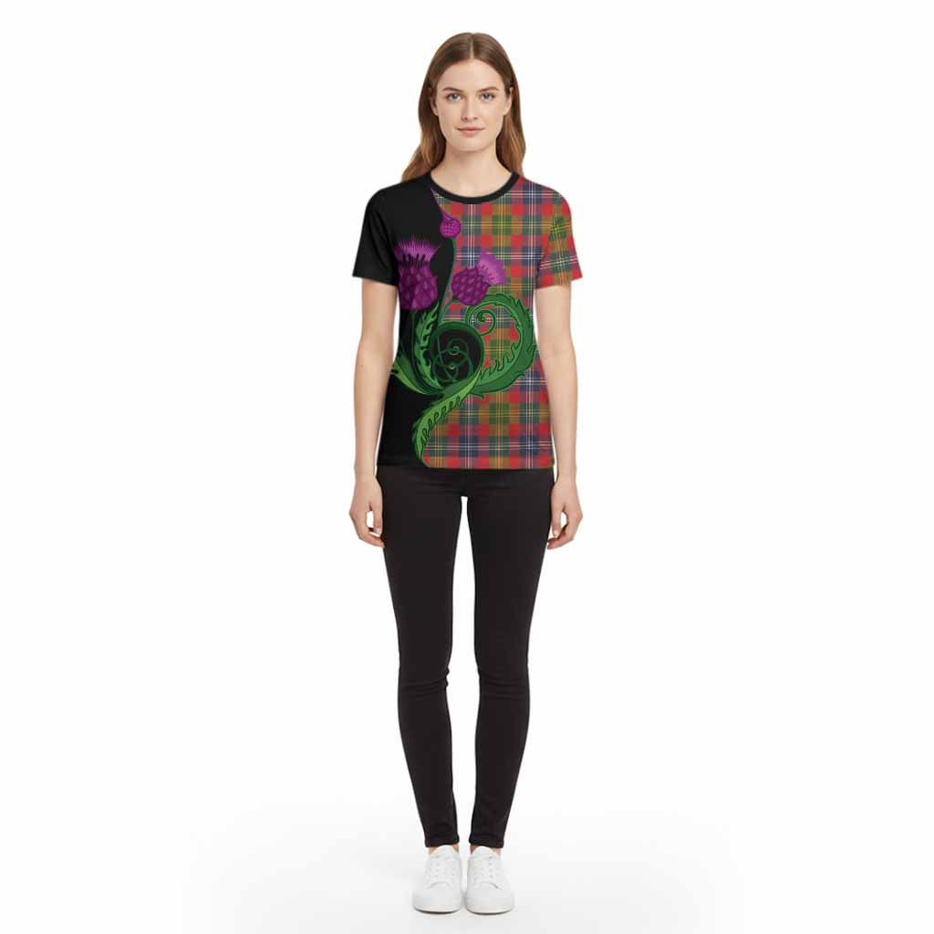 Forrester (Foster) Tartan Cotton T-shirt Traditional Scottish Thistle