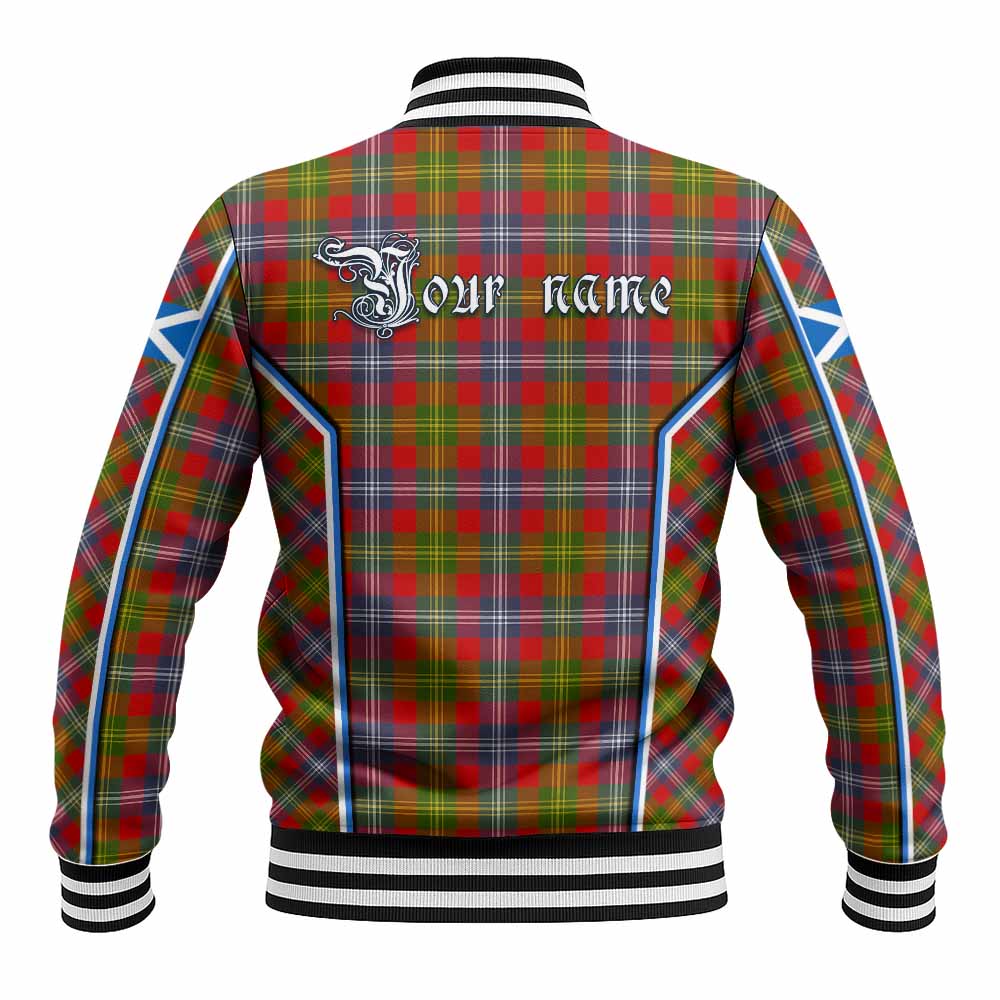 Forrester (Foster) Tartan Crest Baseball Jacket Scotland Coat of Arm Flag Style - Tartan Vibes Clothing