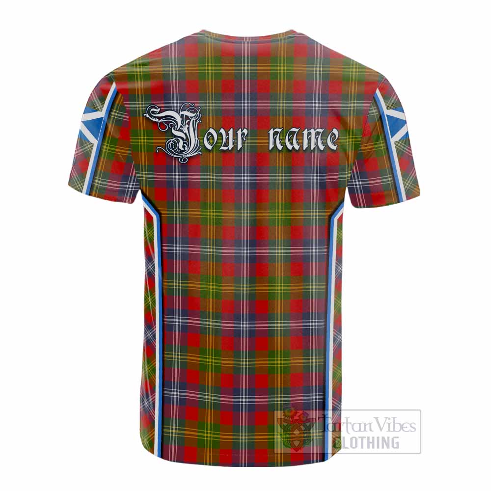 Forrester (Foster) Tartan Crest Cotton T-shirt Scotland Coat of Arm Flag Style - Tartan Vibes Clothing