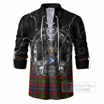 Forrester (Foster) Tartan Crest Ghillie Shirt Celtic Odin's Raven Legacy