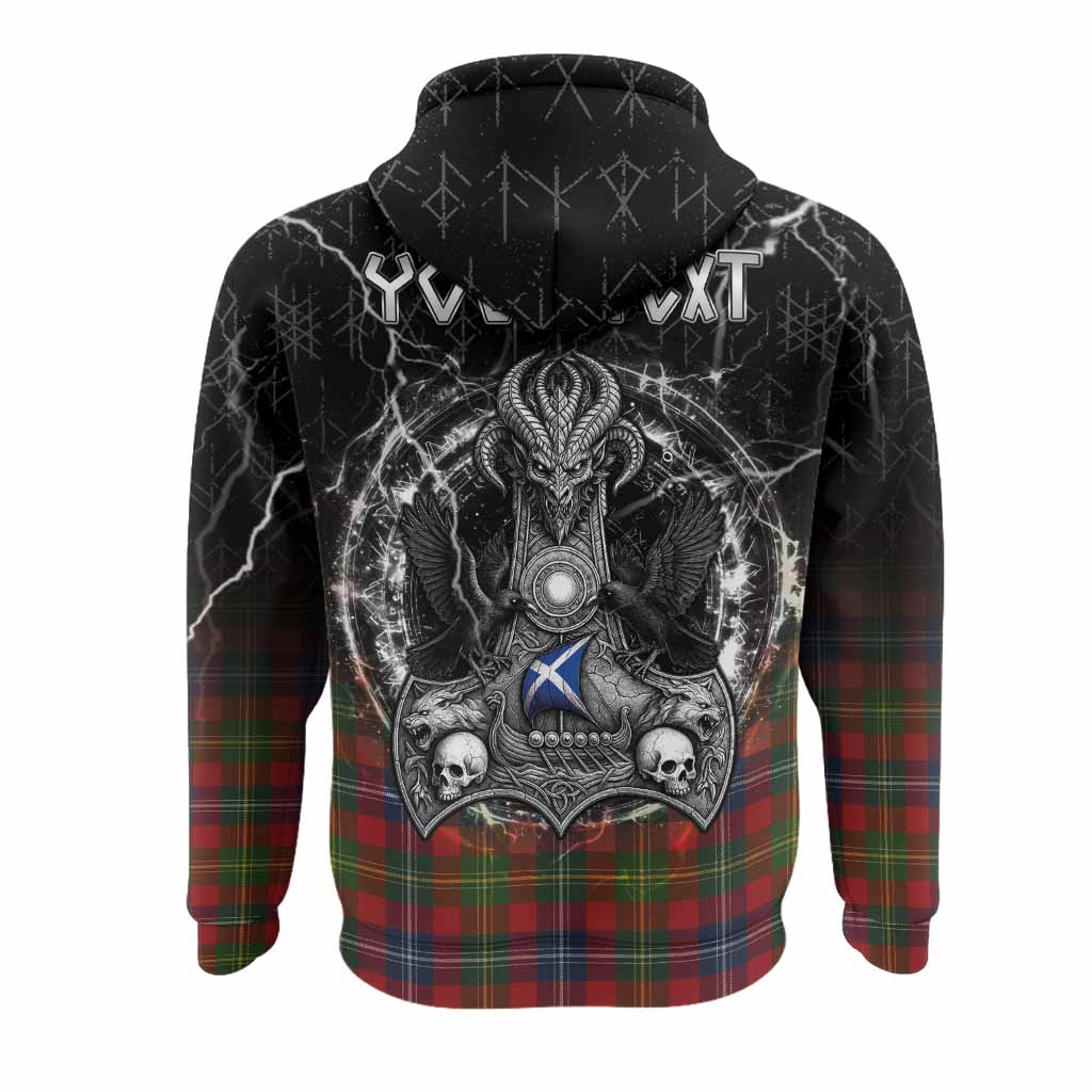 Forrester (Foster) Tartan Crest Hoodie Celtic Odin's Raven Legacy