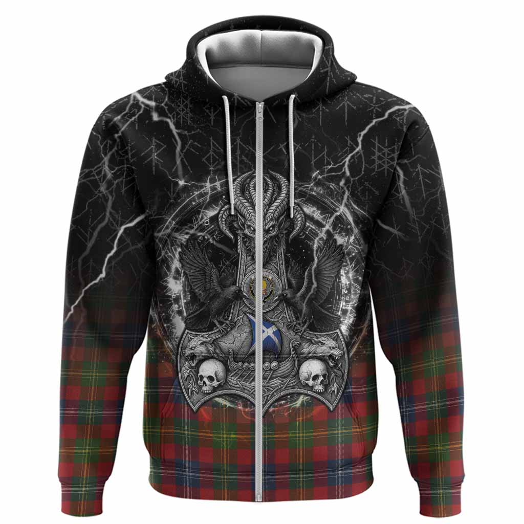 Forrester (Foster) Tartan Crest Hoodie Celtic Odin's Raven Legacy