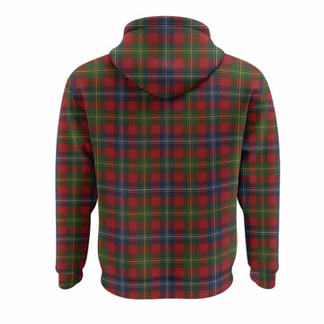 Forrester (Foster) Tartan Crest Hoodie Ferocious Lion Style