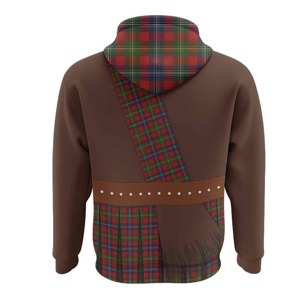 Forrester (Foster) Tartan Crest Hoodie Kilt Costume Style