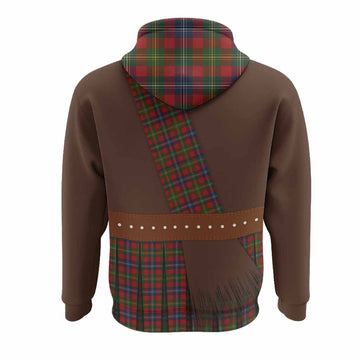 Forrester (Foster) Tartan Crest Hoodie Kilt Costume Style