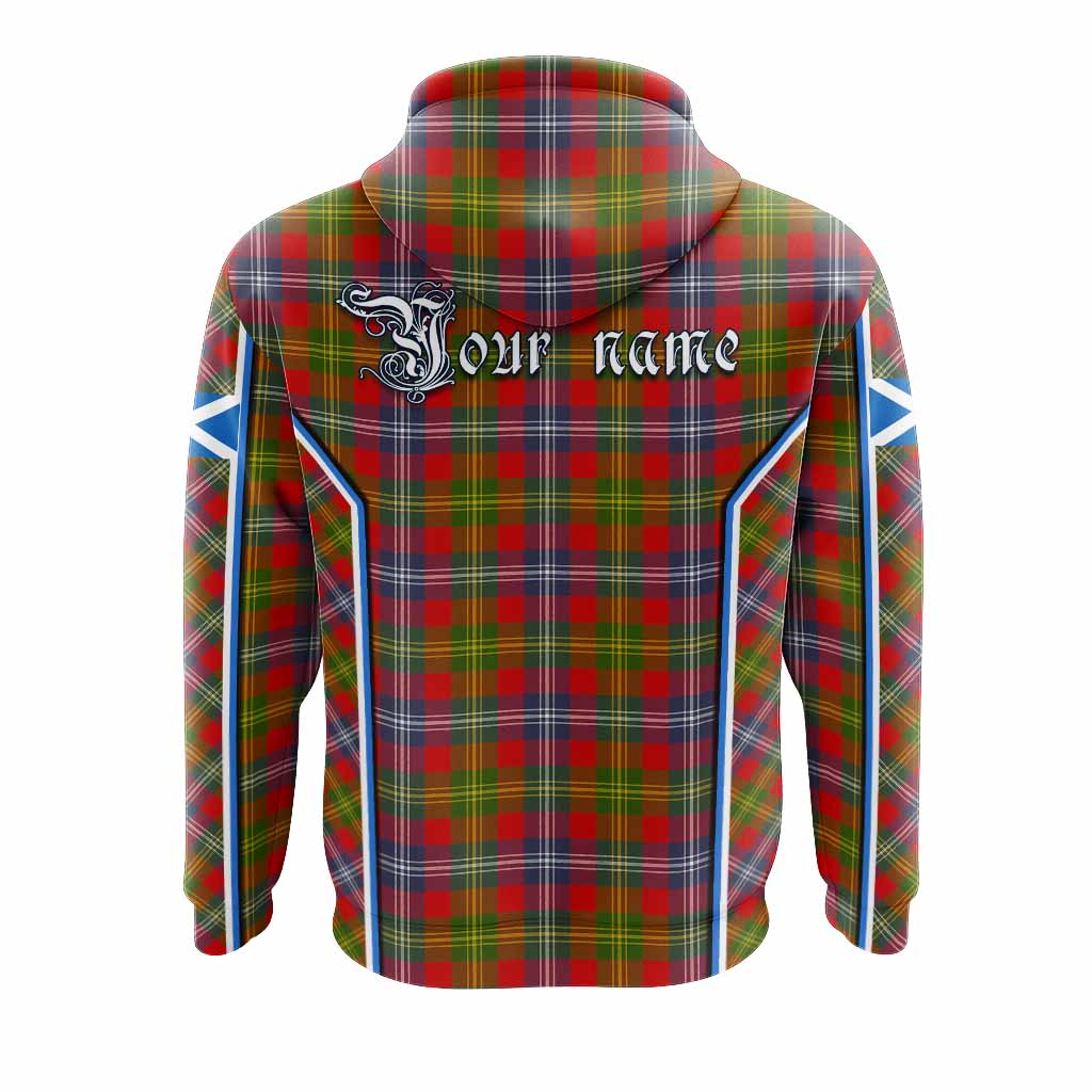 Forrester (Foster) Tartan Crest Hoodie Scotland Coat of Arm Flag Style - Tartan Vibes Clothing