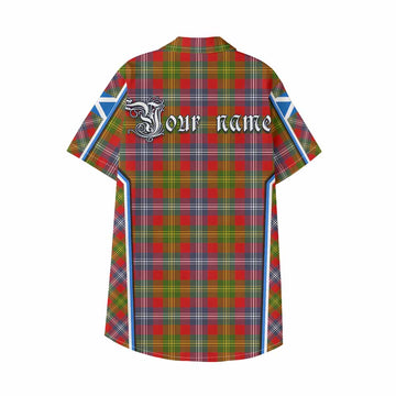 Forrester (Foster) Tartan Crest Kid Hawaiian Shirt Scotland Coat of Arm Flag Style - Tartan Vibes Clothing