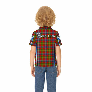 Forrester (Foster) Tartan Crest Kid Polo Shirt Scotland Coat of Arm Flag Style - Tartan Vibes Clothing