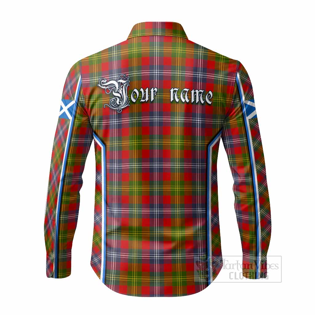 Forrester (Foster) Tartan Crest Long Sleeve Button Shirts Scotland Coat of Arm Flag Style - Tartan Vibes Clothing