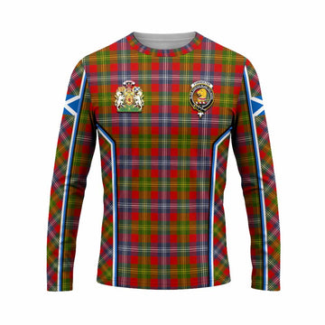 Forrester (Foster) Tartan Crest Long Sleeve T-Shirt Scotland Coat of Arm Flag Style - Tartan Vibes Clothing
