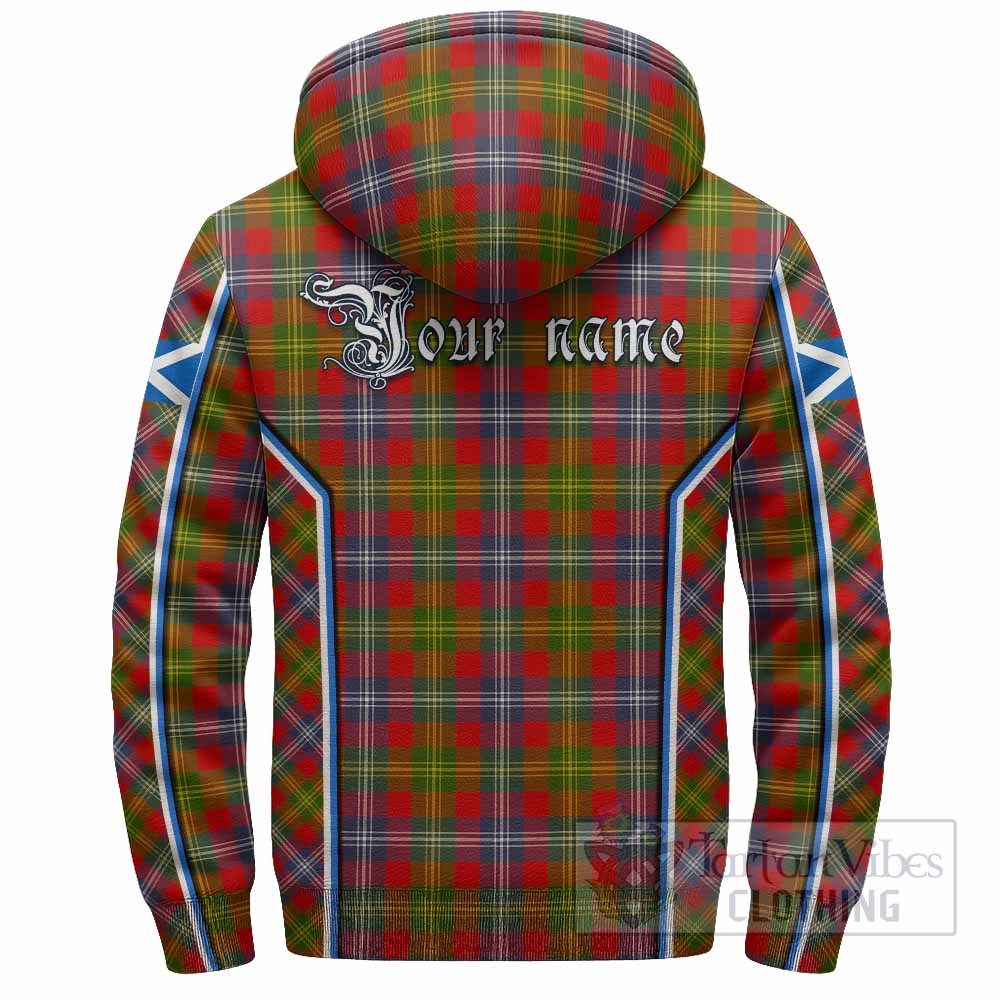Forrester (Foster) Tartan Crest Sherpa Hoodie Scotland Coat of Arm Flag Style - Tartan Vibes Clothing