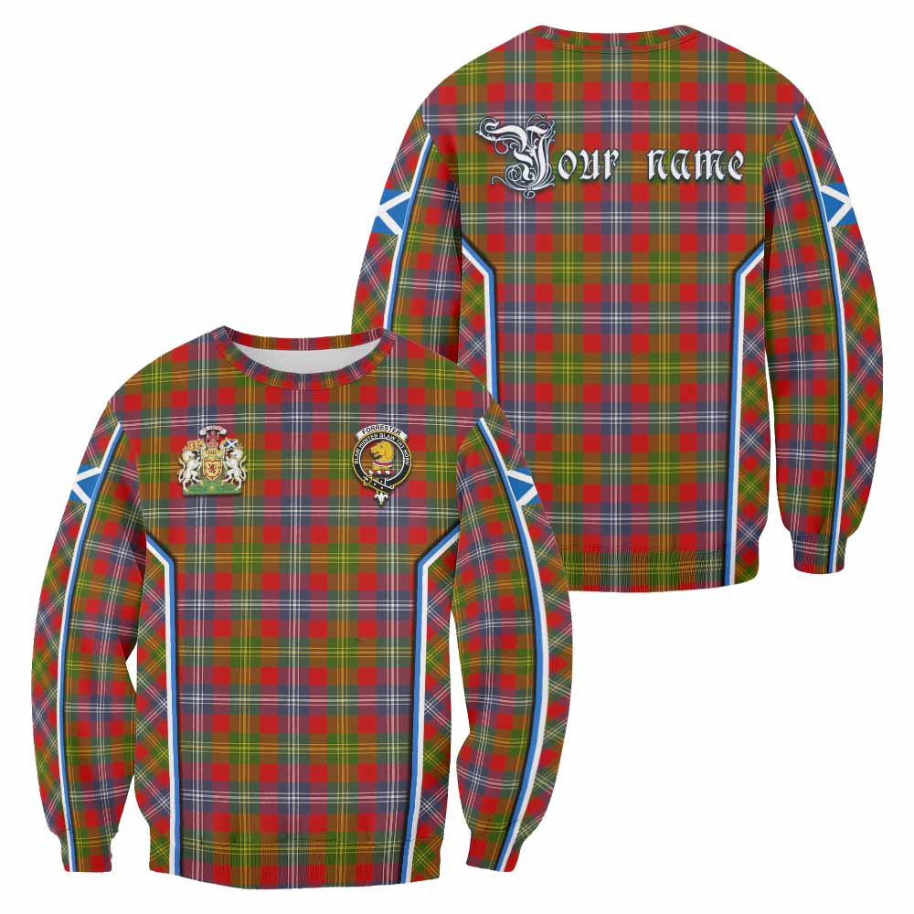 Forrester (Foster) Tartan Crest Sweatshirt Scotland Coat of Arm Flag Style - Tartan Vibes Clothing