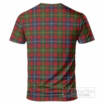Forrester (Foster) Tartan Crest T-Shirt Ferocious Lion Style