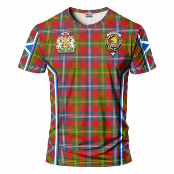 Forrester (Foster) Tartan Crest T-shirt Scotland Coat of Arm Flag Style - Tartan Vibes Clothing