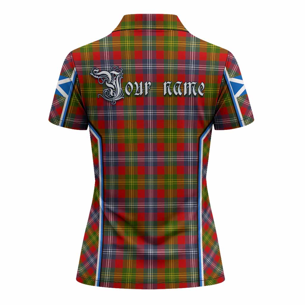 Forrester (Foster) Tartan Crest Women's Polo Shirt Scotland Coat of Arm Flag Style - Tartan Vibes Clothing